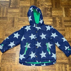 Mini Boden star winter coat size 4-5